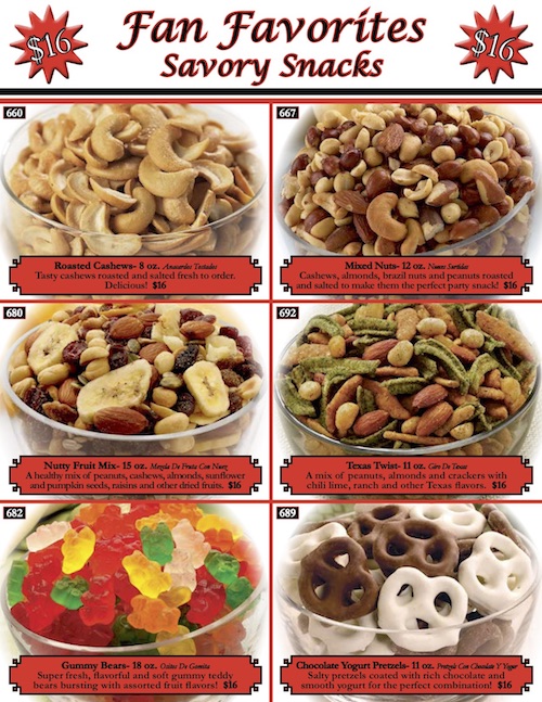 Fan Favorites Savory Snacks Brochure